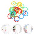 thumbnail image 4 of 40Pcs Binder Rings Book Rings Binder Ring Plastic Binder Ring Decorative Binder Ring for Notebook, 4 of 8
