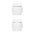 thumbnail image 4 of Transemion Portable Moisture-proof Ceramic Tea Jar Large Capacity And Cute Sturdy And Durable Ceramics Cat Form Ceramic Tea Jars white 150ml 2Set, 4 of 6