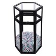 thumbnail image 1 of Glass Cosmetic Storage Box Container for Makeup Brush Eyebrow Pencil Eyeliner, 1 of 9