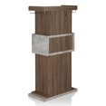 thumbnail image 4 of Furniture of America Orville Modern Wood Buffet with Stemware Rack and Wine Rack, Chestnut Brown, 4 of 9