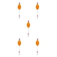 thumbnail image 1 of QualitChoice 360° Rotation Imperméable à l'Eau Dérive Canne à Pêche Mousse Lueur Dérives Alarme Bouée Forte Résistance à la Traction pour l'Eau Salée Orange 5Set, 1 of 6
