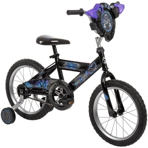 Huffy 16-inch Marvel Black Panther Bike for Boys with Training Wheels, Black