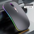 thumbnail image 2 of JilgTeok Wireless Mouse Charging Mute Bluetooth Mouse for Computer Laptop 4G+BT5 Wireless Mouse for Windows MacOS iPad Android Laptop PC Universial, 2 of 3