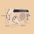 thumbnail image 3 of Radio Météo d'Urgence, Radios d'Urgence Portatives à Recharge Solaire avec Torche, Lampe de Lecture et Alarme SOS, Radio FM AM SW Multifonction pour le Camping et les Urgences, 3 of 7