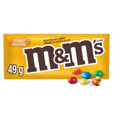 M&M'S, Peanut Milk Chocolate Candies, 49g