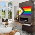thumbnail image 4 of Flag Flag Progress LGBT Flags 3x5 Outdoor Bisexual All Inlcusive Flag Heavy Duty Polyester Flags Deco Bisexual Lesbians, 4 of 5