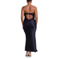 thumbnail image 2 of Faithtur Nouvelle Mode Femmes Robe Sans Manches Robe Sans Bretelles Couleur Unie Élégante une Pièce, Robe de Banquet de Mariage Cocktail Party, 2 of 5