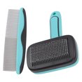 thumbnail image 4 of Kit de Brosse pour Animaux de Compagnie, Processus de Perle d'Aiguille d'Acier Inoxydable Favorisent la Circulation Sanguine Brosse Slicker de Chien pour la Maison, 4 of 8