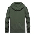 thumbnail image 3 of Windproof Jacket men Fashion Zipper Casual Windproof Waterproof Loose Outwear Jacket Coat, 3 of 8