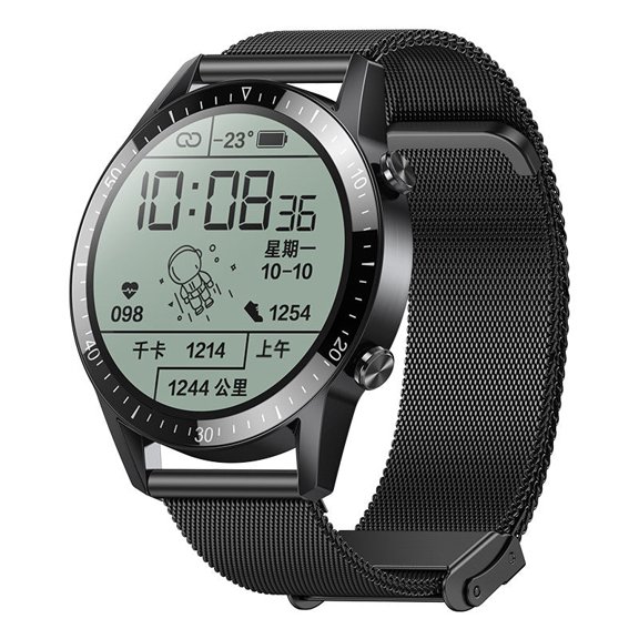 T02 Smart Call Watch 46mm Case Bluetooth Calling Battery Life 7 To 14 Days Total Length 260mm Leather And Steel Bands