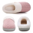 thumbnail image 4 of DPTALR Ladies Memory Foam Slippers Non-slip Rubber Bottom Ladies Home Slippers Warm Plush Lining Bedroom Comfortable Home Shoes, 4 of 5