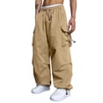 thumbnail image 3 of Pantalon Cargo pour Hommes Coupe Décontractée Pantalon de Randonnée Tactique pour Hommes avec Multiples Poches Décontracté Extérieur Travail Jogger Pantalon Cargo, 3 of 7