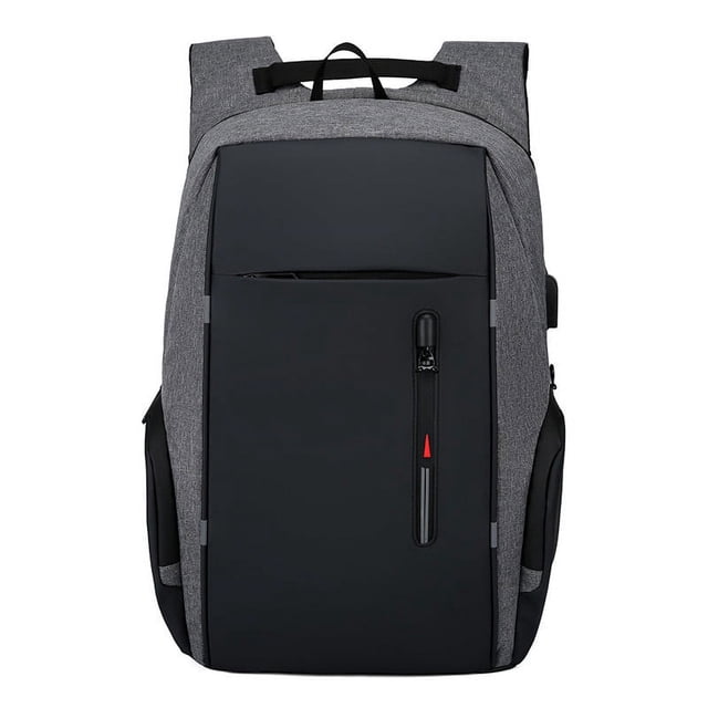 Rbaofujie Men Backpack 15.6 In USB Charging Laptop Computer Bag Casual Business