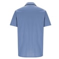 thumbnail image 3 of EOYWHK Big and Tall Linen Shirts for Men Button Up Golf shirts Short Sleeve Collared Business Blouses, 3 of 5