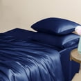 thumbnail image 3 of Pure Mulberry Silk 22 Momme Seamless 4-Piece Sheet Set, 3 of 10