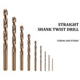 thumbnail image 2 of Twist Drill Bit Iron-Containing Full-Grinding Straight Shank Drill Bit Silver 3.5mm, 2 of 10