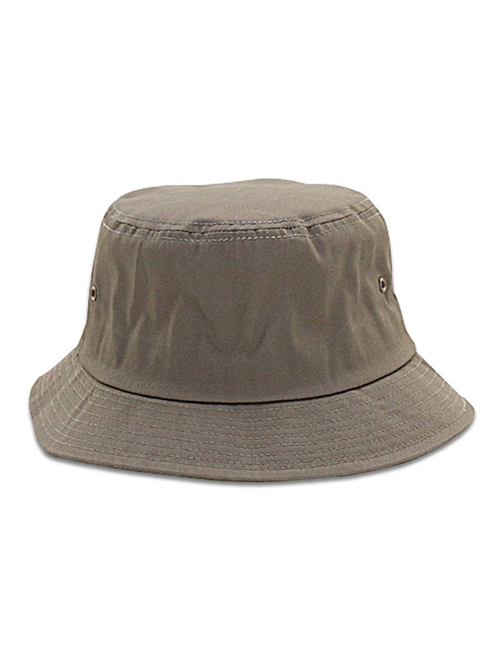 Chapeau Bob en Sergé Mélange de Coton, Kaki Petit