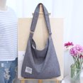 thumbnail image 1 of Wangsaura Ladies large canvas shoulder bag handbag travel multifunctional, 1 of 6