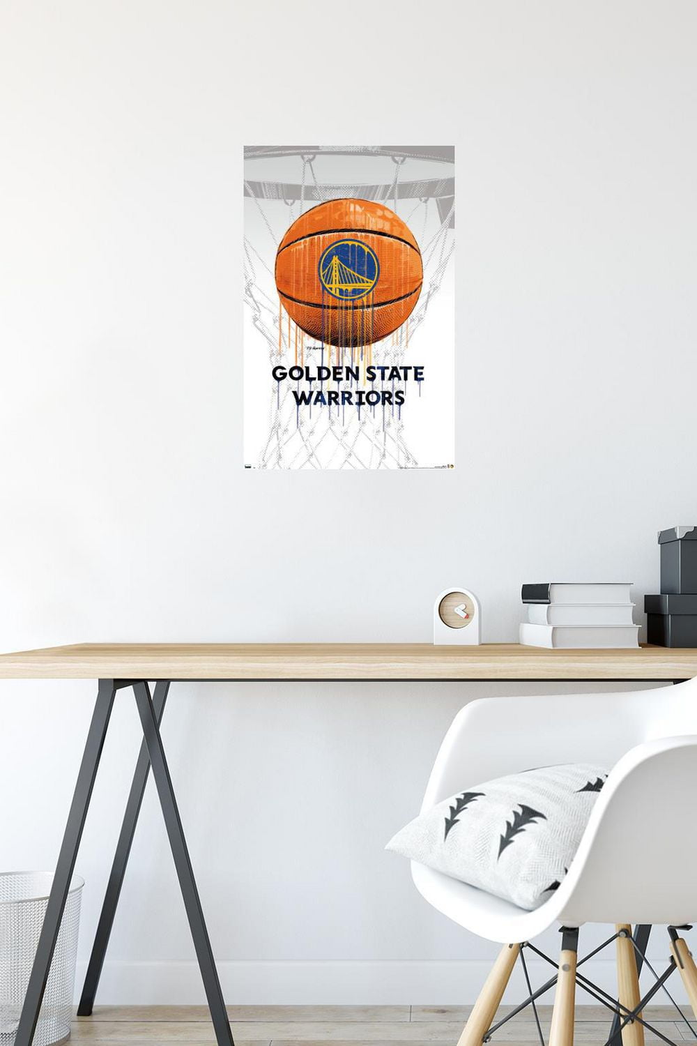 NBA Golden State Warriors - Drip Ball 20 Wall Poster