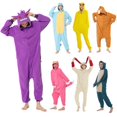 thumbnail image 4 of Pyjama une-Pièce d'Halloween à Motif d'Animaux, Pyjama pour couple - TG, 4 of 5