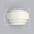 thumbnail image 2 of Appliques Murales LED Design Simple Lampe Murale Applique Interieur Lumière en Métal Pour Chambre Escalier Boutique Salon Bureau Porche Blanc Chaud [Classe énergétique A++], 2 of 5