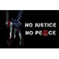 thumbnail image 3 of 777 Tri-Seven Entertainment Justice No Peace Poster Civil Human Rights Sign Print, 18" x 24", NJNPP, 3 of 3