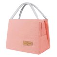 thumbnail image 1 of TIELUTT Sac à Lunch Isolé pour le Travail, Fourre-Tout Thermique Réutilisable avec Sacs de Fruits Frais Étanches, Contenants de Rangement pour Lait pour Réfrigérateur, Contenants Extensibles et Frais, Sac à Collation Réutilisable pour Enfants en Bois avec Poignées, 1 of 4