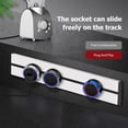 thumbnail image 4 of Amdohai Removable Electrical Outlet Track System 8000W High Power Track System Movable Wall Outlet Extender, 4 of 8