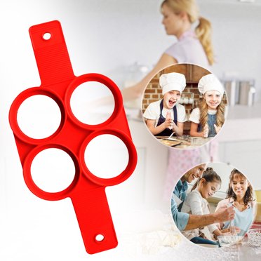 EGNMCR Pancake Baking Mould Pancake Four Hole Fryerg Cake Mould Multiple Shapes Kitchen mold