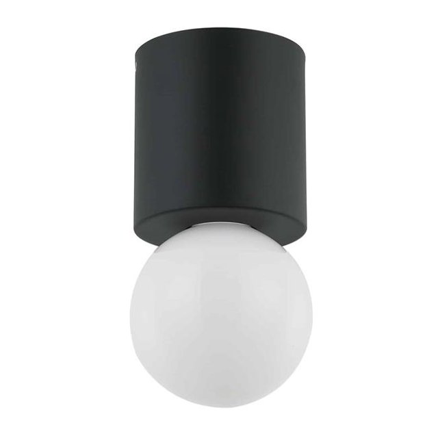 Dainolite TRN-51FH-MB 1 Light Matte Black Flush Mount