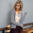 thumbnail image 2 of Formal Cardigan Sweater Dresses for Women Thick Sweater Cardigan plus Size Short Cardigan Summer Sweaters for Women Open Front Light Sweaters for Women Open Front Titanium Snap Cardigan Sweaters for, 2 of 4