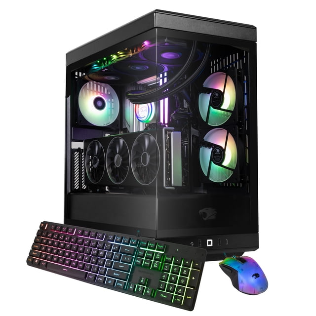 iBUYPOWER SY Y40BA9R9701 Ryzen9 9900X 32GB 2TB RX9070 W11H Vente au Détail