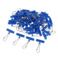 thumbnail image 2 of 50x Heavy Duty Sinker Slides With Stainless Steel Snaps High-strength Fishing L L + Snap, 2 of 8