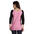 thumbnail image 3 of Inkmeso Womens Color Block Raglan Quarter Sleeve TShirt Baseball Tee Casual Sports Jersey Top, 3 of 8