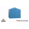 thumbnail image 4 of Arrow Elite 8 x 6 x 8 ft Blue Grey Steel Storage Shed, 4 of 8