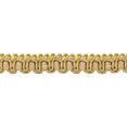 thumbnail image 1 of 1/2" (1cm) Imperial Collection Gimp Braid Trim (Style# 0050IG), Rustic Gold Multicolor #4975 (Light Gold, Beige Gold, Yellow Gold) 27 Yards (82 ft/25m), 1 of 1