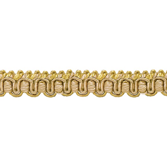 1/2" (1cm) Imperial Collection Gimp Braid Trim (Style# 0050IG), Rustic Gold Multicolor #4975 (Light Gold, Beige Gold, Yellow Gold) 27 Yards (82 ft/25m)