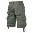 thumbnail image 4 of Styesk Mens Shorts Men's Pockets Cargo Pants Casual Button Classic Summer Short With Multi Pockets, 4 of 4