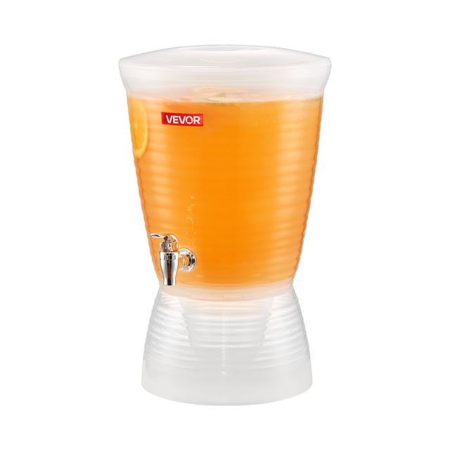 VEVOR Drink Dispenser 2.64 Gal Beverage Dispenser for Parties Plastic with Spigot