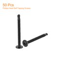 thumbnail image 3 of Unique Bargains Phillips Head Self Tapping Screws, 50pcs #8x2' Sheet Metal Screw, 3 of 4