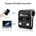 thumbnail image 3 of Milestone Milestone MHT-P8001 Portable 80mm Thermal Printer BT+USB Dual-mode Connection Built-in Rechargeable Lithium Battery Plug, 3 of 7