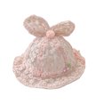 thumbnail image 2 of Fortune Baby Girl Summer Hat Mesh Flower Hat Infant Sweet Bow Cap, 2 of 9