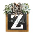 thumbnail image 2 of Last Name Front Door Wreath Front Door Porch Decoration for for Home Blessings Spring Parties, 2 of 2