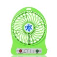 thumbnail image 1 of Portable USB LED Fan with 3-Speed Adjustment, 4.5W Brushless Motor for Office, Desktop, Outdoor Use – Lightweight 106g, Energy Efficient, Multiple Color Options (Green Available) – Includes USB Cable, 1 of 7