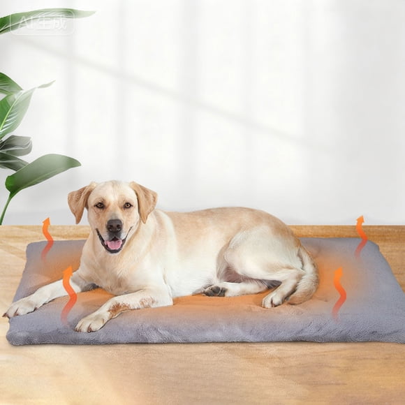 2026 Upgraded Self Warming Cat Bed with Extra Soft Heating Pad and Thermal Mat for Indoor Outdoor Use Washable Pet Blanket
