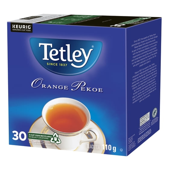 Tetley Orange Pekoe Capsules K-Cup 30 Capsules