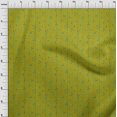 thumbnail image 3 of oneOone Georgette Viscose Vert Lime Tissu Rayé et Floral Artistique Matière de Robe Tissu Imprimé Tissu au Mètre 42 Pouces de Large, 3 of 4