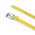 thumbnail image 3 of CTM® Ceinture Mince en Cuir pour Robe, Lot de 2, 3/4 Po, Noir + Couleur (Femmes), 3 of 5