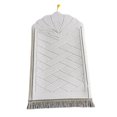 thumbnail image 4 of Portable Soft Muslim Carpet Area Rugs Eid Teens Kid Foldable Prayer Wedding Birthday Present White, 4 of 9