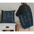 thumbnail image 5 of Soimoi Blue Poly Georgette Fabric Inspiration Quote Text Fabric Prints By Yard 42 Inch Wide, 5 of 5